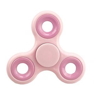 Toyland&reg; Fidget Hand Spinner - Soulagement du Stress et de l'anxi&eacute;t&eacute; - Couleurs Assorties (Anneaux Roses et Roses) (Toyland&reg;, neuf)