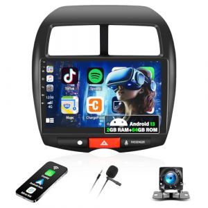 [2G + 64G] Autoradio Android 13 avec Bluetooth pour Mitsubishi ASX 1/Citroën C4/Peugeot 4008 avec Carplay Android Auto, Radio Tactile 10,1" avec GPS WiFi FM/RDS EQ Mirror Link + caméra de recul et (xinshunhangdianpu, neuf)