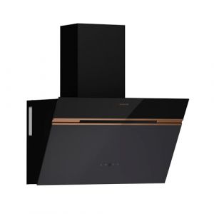 Klarstein Alina Hotte Aspirante - 60 cm Hotte Décorative, 520 m³/h, Classe A++, Éclairage LED, Silencieuse 52 dB, Mode Évacuation & Recirculation, Commande Tactile, Noire (Klarstein France, neuf)