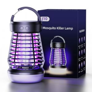 Bseical Lampe Anti Moustique, Destructeur Lampe Anti Mouche, UV Tueur d'Insectes &Eacute;lectrique &Eacute;tanche Anti Insectes R&eacute;pulsif avec LED Lampe,Lampe Anti Moustique Exterieur pour l'int&eacute;rieur et l'ext&eacute;rieur (mingshang-LM, neuf)