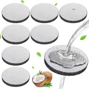8 Pièces MicroDisc Filtres à Eau pour Bouteilles Filtrantes Brita Fill & Go, Réduit les PFAS, le Chlore, les Microparticules, D'autres Substances Altérant le Goût Dans L'eau Potable (PGonline, neuf)