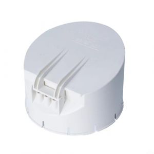 EXTRWORY 50-160 mm Anti-odeur et anti-insectes Drainage Tuyau d'eau de pluie Couvercle Filtre Bouchon Pipeline Clapet anti-retour avec pince (75 mm) (EXTRWO, neuf)