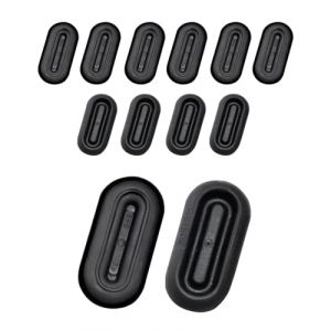 HUVZOR 12pcs Bouchons de Protection en Caoutchouc pour Bas de Caisse de Voiture,bouchons de protection en caoutchouc,Compatible avec VW et Audi,Protection de Ch&acirc;ssis Automobile (Volumetech OU, neuf)