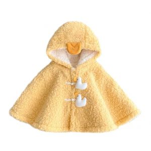 Nemopter Mignon Cape &agrave; Capuche B&eacute;b&eacute; Gar&ccedil;on Filles Sweat &Agrave; Capuche Laine Doux Poncho Cape Coupe-Vent Hiver Automne V&ecirc;tements d'ext&eacute;rieur Chaude Ch&acirc;le pour Enfants 0-3ans (Nemopter, neuf)