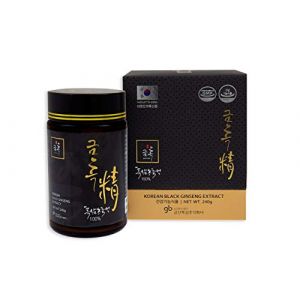SAMSIDAE - Extrait de Ginseng Noir Cor&eacute;en, Renforc&eacute; en Gins&eacute;nosides, Saponines 80 mg/g, Racines de 4 &agrave; 6 ans, Qualit&eacute; Sup&eacute;rieure, Cure de 8 mois, 240g (Ginseng Premium, neuf)