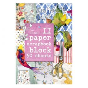 Daphne's Diary Scrapbook II | 50 pages avec 100 beaux designs | Kit de scrapbooking vintage avec fournitures d'artisanat | Parfait pour le soin personnel et le junk journaling (Daphne's Diary BV, neuf)