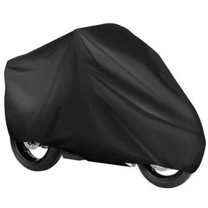 Housse Moto Etanche Grand 240 x 140 cm materiau PEVA Protege du Soleil poussi&egrave;re Pluie bache Moto Housse Moto Exterieur bache Moto Exterieur Etanche Housses de Moto Housse Moto Interieur (Turnaroundtech, neuf)