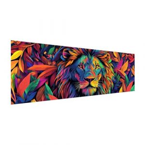 Hoobee 5D DIY Lion Diamond Painting Grande Taille, Diamond Painting Adulte Animal, Peinture Diamant Diamant Painting Broderie au Point de Croix Strass D&eacute;coration de la Maison 30x80cm (Hoobee, neuf)