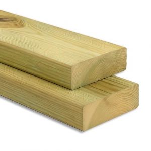 Gartenwelt Riegelsberger Planche en pin impr&eacute;gn&eacute;, 40 x 120 mm, longueur : 60 cm, pour la construction, avec 4 c&ocirc;t&eacute;s rabot&eacute;s et lisses (Holzmarkt Riegelsberger, neuf)