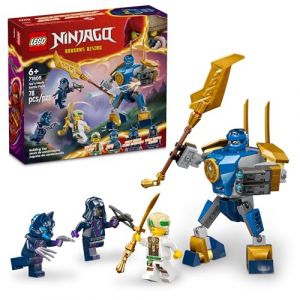 Lego Ninjago Jay's Mech Battle Pack Ensemble de Jouets d'aventure pour Enfants, avec Figurine Jay et Figurine de Mech, Cadeau créatif Ninja pour garçons et Filles âgés de 6 Ans et Plus, 71805 (cavernedesjouets, neuf)