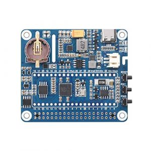 Power Management HAT for Raspberry Pi Series Board Board RTC & Buck-Boost DC Puce, prend en charge la charge et la sortie d'alimentation &agrave; l'heure du same (Coolwell, neuf)