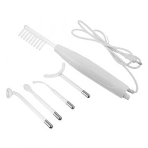 OATIPHO Instrument de beaut&eacute; d'&eacute;lectroth&eacute;rapie baguette haute fr&eacute;quence pour le visage machine &agrave; baguette pour soins de la peau du visage stimulateur du cuir chevelu White (Tsun Ki-sung, neuf)