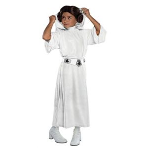 Rubie Costume officiel pour enfant Disney Star Wars Princesse Leia Taille L A partir de 8 -10 ans (Miller Rock, neuf)