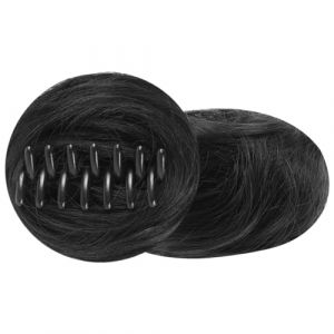 Opilroyn Pince à cheveux à pince à cheveux Messy Bun | élégant avec pince à clip, postiche de désordonnée pour femme, postiche à clip pour un usage quotidien (kaitmain, neuf)