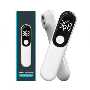 Thermomètre Frontal, Thermomètre Frontal Adulte et Bébé, Rechargeable USB, Thermometre Digital Sans Contact Infrarouge avec Alarme de Fièvre, Précis et Rapide (suqianshiyousilijiancaiyouxiangongsi, neuf)