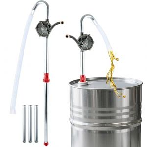 ATPEAM Pompe Manuelle 25L/min pour Eau, Essence, Gasoil &ndash; Pompe &agrave; Eau Manuelle et Pompe &agrave; Carburant pour Huile, Diesel, R&eacute;servoirs et F&ucirc;ts (ATP Technic, neuf)