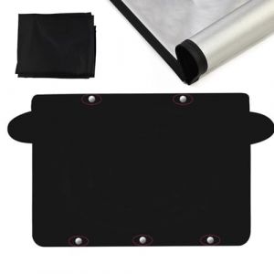 G&eacute;n&eacute;rique Housse de Pare-Brise Anti-Gel et Neige,Couverture Hiver Magn&eacute;tique pour Auto | Bache Pliable Renforc&eacute;e pour Intemp&eacute;ries Soleil Pluie Givre Glace (tryagitan, neuf)