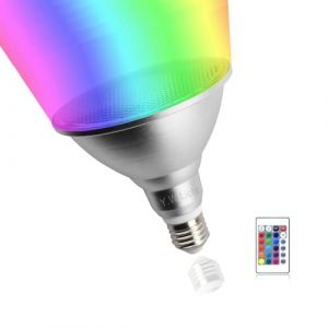 Y.W.Licht PAR38 RGB Ampoule LED Bulb 20W E27 à intensité variable étanche IP65 spot lumineux Couleur Changement Dimmable LED Spot Bulb Aluminium 120° faisceau, Intérieur Extérieur Party (Y.Wineu, neuf)