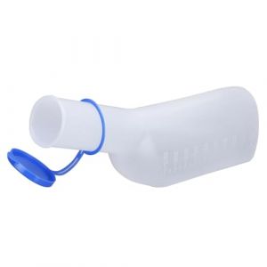 Bouteille Urinoir Homme Portable 1000ml Bouteille D'urine En Plastique Pistolet Urinoir Avec Couvercle (1 Pi&egrave;ce) (EHOTER D&eacute;cor, neuf)