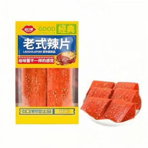 MKSDDF-72g Latiao bandes &eacute;pic&eacute;es collations chinoises collations de sp&eacute;cialit&eacute; chinoise collations &eacute;pic&eacute;es au gluten tranches &eacute;pic&eacute;es snacks latio snack (Tranches &eacute;pic&eacute;es*72g) (GOOD FOOD-FENG, neuf)