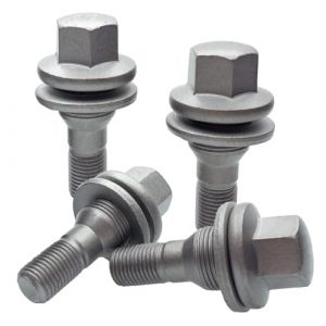 Tiardey 4 pièces M12 boulons de roue écrous pour citroën Peugeot vis de pneu 206 207 308 407 boulons de roue C2 C3 C4 C5 (Tiardey, neuf)