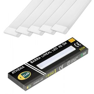CLAR - Neon LED 40CM, Reglette LED 40CM, Neon Garage, Reglette Garage, 20W, Blanc Froid 6500K (Pack 5) (CLAR ILUMINACIÓN, neuf)