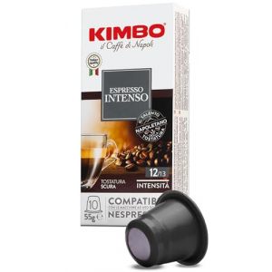 KIMBO intenso - 100 Capsules Compatibles avec les Machines Nespresso®* - Intensité 12 - (Tdistribuzione, neuf)