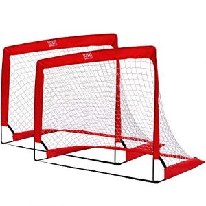 Ocean 5 Lot 2 Buts de Foot Popup, Cage de Foot pour Le Jardin Pliables, 120 x 90 x 90 cm, But de Foot Enfants Ext&eacute;rieur et Adolescents, 2 Cages Foot Pliables, &Eacute;galement pour Le Hockey et Le Handball (Vevendo, neuf)