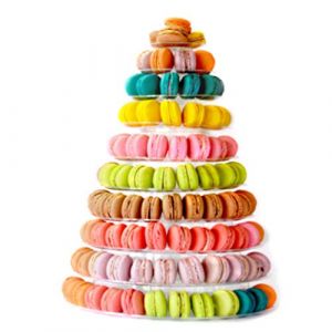 windyday Présentoir À Macarons À 10 Étages, Support Tour Macaron Présentoir À Gâteaux, Nourriture pour Mariage Anniversaire Décor (windyday, neuf)