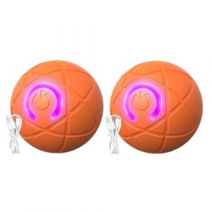 Balle Magique Pour Chien, 2PCS Smart Ball Interactive Dog Toy, Balle Vibrante Pour Chien, Balle Chien Qui Bouge Toute Seule, Jouet Interactif Chat, Jouets Chats Chiens, Balle Automatique Lumineuse (hidewink, neuf)