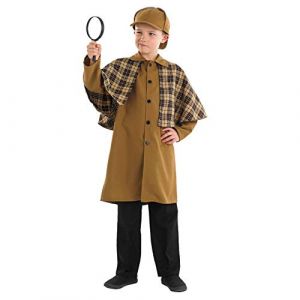 Fun Shack Costume D&eacute;tective Enfant, D&eacute;guisement Victorien Carnaval, Tenue Enqu&ecirc;teur F&ecirc;te, XL (Morph Costumes, neuf)