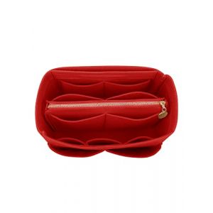 LEXSION Organiseur de sac &agrave; main en feutre avec fermeture &eacute;clair pour sac fourre-tout Speedy Neverful PM MM, 1-Rouge, M (FURONGHUA-FR, neuf)