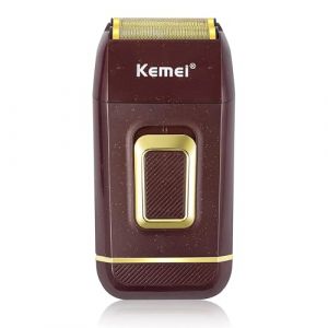 KEMEI Rasoir électrique double pour homme - Rasoir électrique pour homme chauve - Fournitures de barbier - Tondeuse à cheveux et barbe sans fil rechargeable (Kemei Professional Clippers, neuf)
