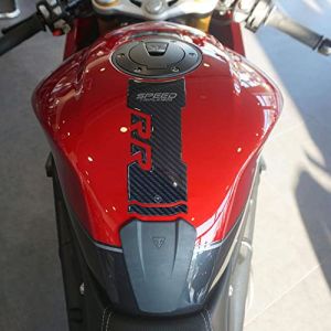 labelbike - Autocollant 3D Moto R&eacute;servoir Protection et D&eacute;coration en R&eacute;sine compatible avec Triumph Speed Triple 1200 RR (labelbike, neuf)