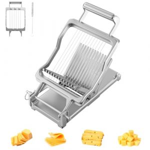 RemixOri Coupe Fromage Professionnelle, Trancheur &agrave; Fromage, Coupe Cheddar avec Lames de 1 cm & 2 cm d'&eacute;paisseur, Fil en Acier Inoxydable 316, Id&eacute;ale pour Restaurants, Traiteurs et Cuisines &agrave; Domicile (RemixOri, neuf)