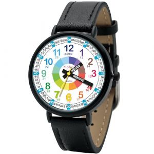 Kiddus Montre Enfant Garçon, à partir de 5 Ans, 3ATM et 5ATM, Montre Éducative Analogique pour Enfants, Cadeau Junior Apprentissage (Kiddus, neuf)