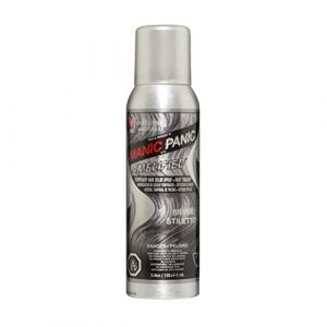 Manic Panic - Silver Stiletto Colour Spray Uk Vegan Cruelty Free Temporary Silver Hair Colour 100ml (Solretail LTD, neuf)