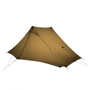 3FULGEAR Lanshan 2 Pro Tente de Camping ultralégère pour 2 Personnes, Tente Professionnelle 3/4 Saisons sans tiges en Nylon argenté 20D pour Le Camping, la randonnée (Khaki 2 Pro, 3 Season) (Boutique tactical clothing, neuf)