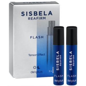 Deliplus Ampoules faciales Spray Flash Tensor Effect Sisbela Reafirm - Boîte de 2 ampoules de 2 ml (4 ml) pour tous types de peaux. (Arapaima Beitia, neuf)