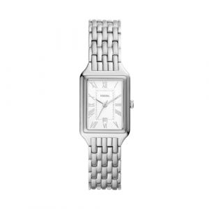 Fossil Raquel Montre &agrave; Quartz en Acier Inoxydable pour Femme, Argent&eacute;, 23MM, Raquel ES5221 Montre &agrave; 3 Aiguilles avec Date (BIJOUX SOTOGRANDE, neuf)