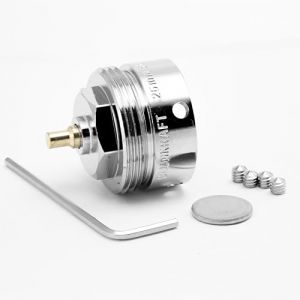 BLUMKRAFT Adaptateur pour radiateur Compatible avec Danfoss RAVL 26 mm et Compatible Landis&Gyr 24mm vers M30 x 1,5 pour tête thermostatique/Thermostat M30 x 1,5 mâle (Moustiques, neuf)
