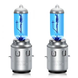 Erato Ba20d S2 Bulbes halogènes de moto 35/35W 12V 5000k blanc chaud Super brillant Hight Bas Dual Beam Bulbes de lampe phare Lumière de la lampe, 2 pièces (Erato-EU, neuf)