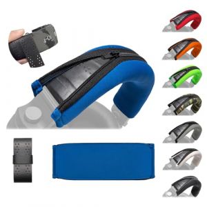 Voarmaks HDJ X7 Housse de coussin de rechange compatible avec casque Pioneer HDJ-X5 X5BT HDJ-X7 X7BT X7S HDJ-X10 HDJ1000 HDJ1500 HDJ2000 DJ &ndash; Bande de protection pour bandeau (bleu) (MusicMate2015, neuf)