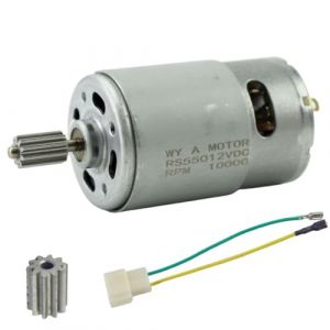 CHANCS Drive Engine Accessory 550 12V DC 10000RPM Replacement Parts for Kids Electric Cars (accessoires pour moteur d'entra&icirc;nement 550 12V DC 10000RPM) (CHANCS MOTOR, neuf)
