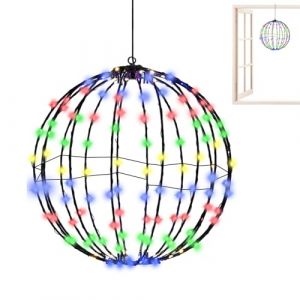 Lumi&egrave;res Sph&egrave;re LED, Sph&egrave;re Pliable Ext&eacute;rieur pour Jardin, Ornements Globe Festif pour Arbre Jardin F&ecirc;te Int&eacute;rieur Ext&eacute;rieur Nuit (radta, neuf)