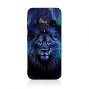 Tveinan Coque pour Honor Magic6 Lite/Honor Magic 6 Lite 5G Etui, Noir Housse &Eacute;tui de Protection en Silicone TPU Souple, Cover Antichoc Ultra Douce Case avec Motif pour Honor Magic6 Lite - Lion A (Tveinan, neuf)