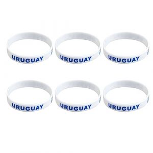 Milisten 6 Pièces Bracelets En Silicone Drapeau Du Pays Bracelet Drapeau National Bracelet Drapeau De L'uruguay Bracelet De Sport En Caoutchouc Pour De Sport International Course (RongO, neuf)