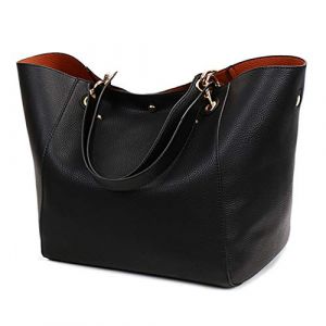 Pahajim Sac &agrave; Main pour Femme Sac Cabas Femme Grande Capacit&eacute; PU Cuir Souple Tote Bag Imperm&eacute;able pour le Travail, les Voyages et le Shopping (Pahajim, neuf)