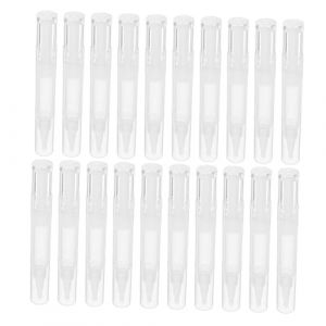 Mobestech 20 Pi&egrave;ces Stylo Vide &agrave; Huile pour Cuticules Stylo Rotatif Transparent Rechargeable Applicateur Pinceau Doux pour Gloss L&egrave;vres et Soin Ongles Tube Cosm&eacute;tique Portable pour (Cash Liu, neuf)