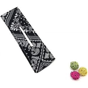 1 bandeau imprim&eacute; Summer Deft Chignon French Twist Coiffure Classy Multi-Pattern Magic Deft Chignon Id&eacute;al pour les femmes, l'&eacute;quipage de vol, le yoga, les danseurs Traitement astucieux (SHENGYI XR, neuf)